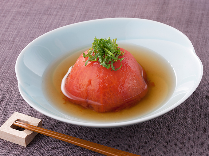 トマトの丸ごと煮浸し