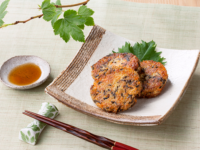 大豆とひじきのカリカリ焼き