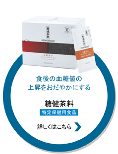 食後の血糖値の上昇をおだやかにする　糖健茶料