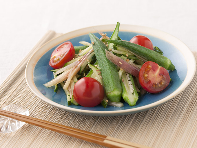 夏野菜の香味サラダ